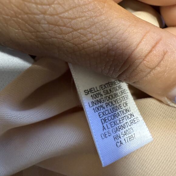 Vintage Y2K Silk Babydoll Top Fairy Festival Dainty 90's Lace Embroidered - Picture 12 of 12